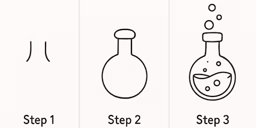 Chemistry Flask doodle